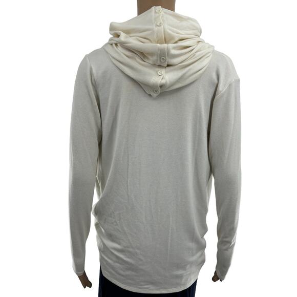 Alice + Olivia Air Cream Wrap Around Drapey Infinity Cardigan Sweater - Picture 8 of 13